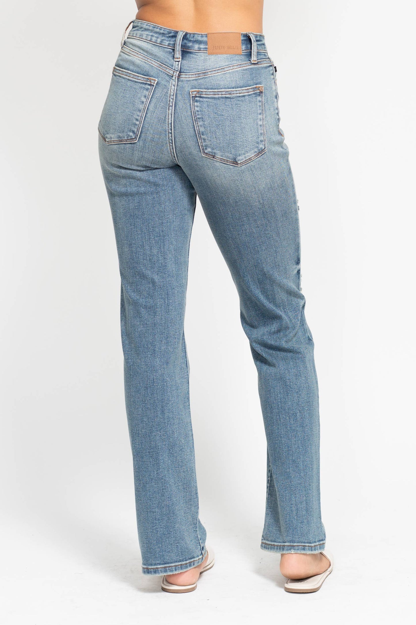 Judy Blue High Waisted Dad Straight Jean