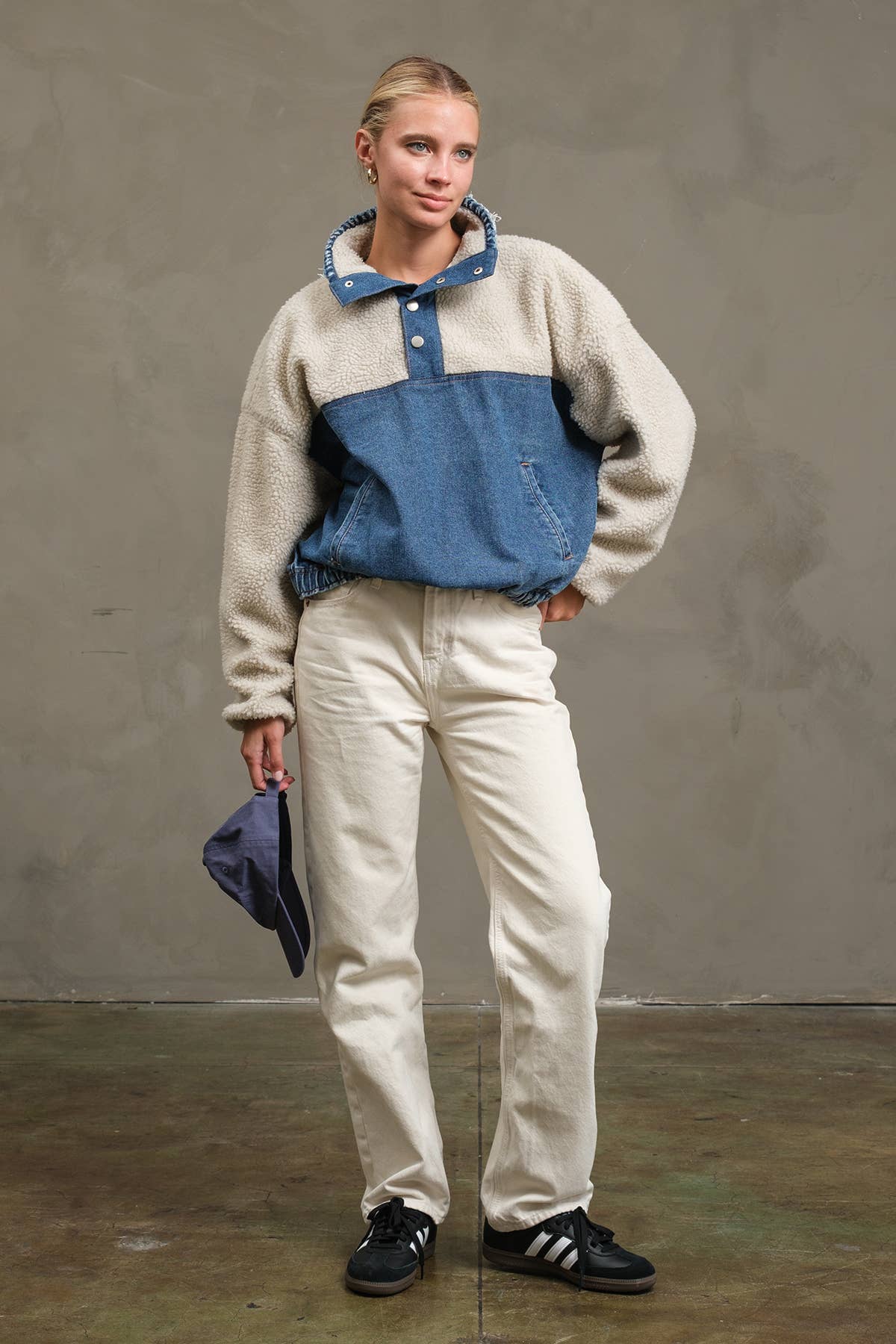 Teddy Denim Snap-Up Jacket By Raisonnel