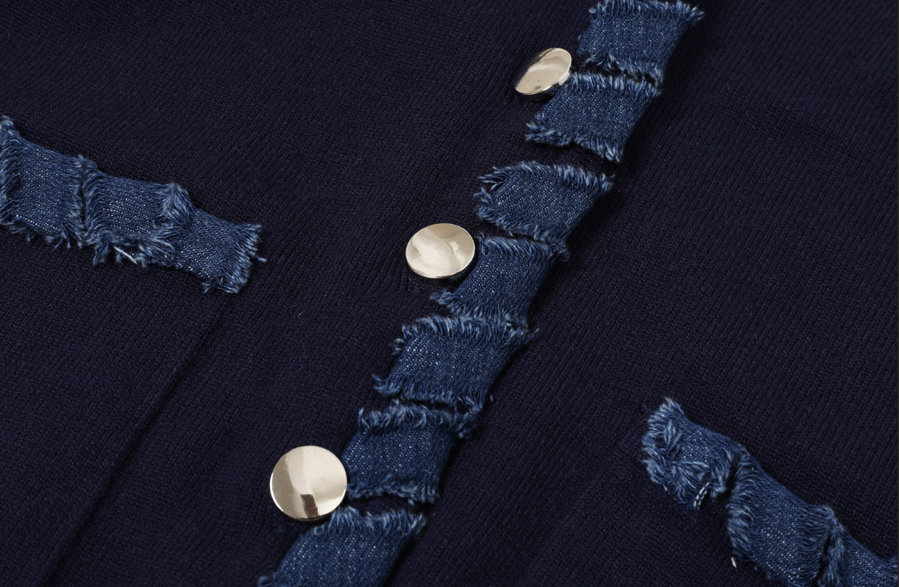 Rivir Softbound Denim Knit Jacket