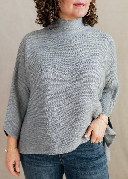 Kerisma BOHO SWEATER M5720-1 Heather Grey One Size