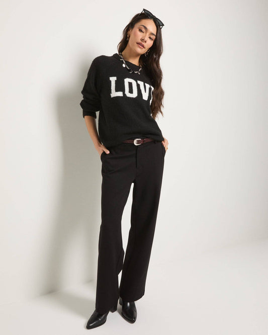 "Love" Graphic Sweater By Seventy Eight And Sunny (SEAS)