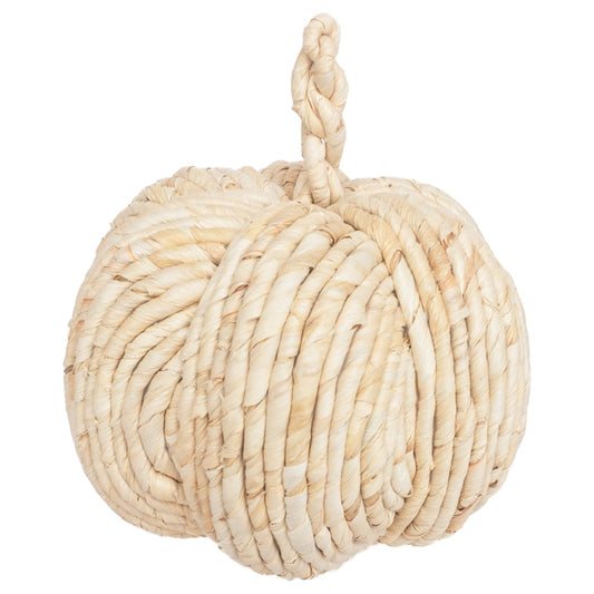 Large Round Natural Woven Pumpkin Fall